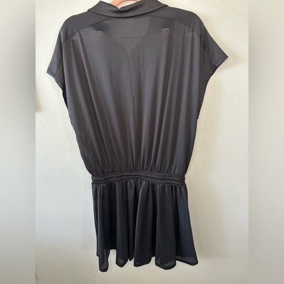 Free People Movement black romper swim suit coverup ventilated size‎ large - Picture 3 of 3